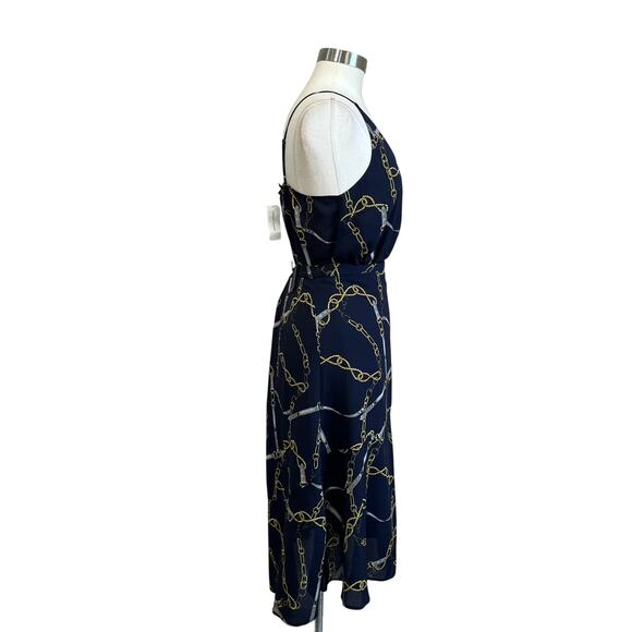 Banana Republic NWT Chain Print Satin Tank & Midi Skirt Set Old Money Chic - Picture 2 of 13